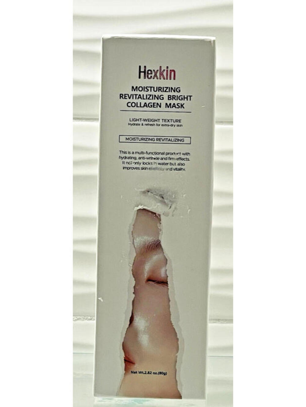 Hexkin moisturizing revitalizing bright collagen mask NIB